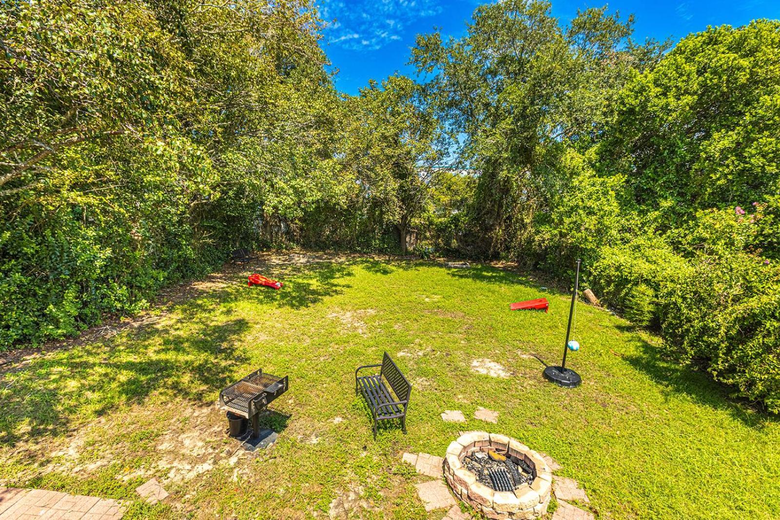 Gorgeous Centrally Located Ocean View 2 King, Huge Private Yard & Deck, Firepit, Bbq, & Game Tables Myrtle Beach Exterior photo